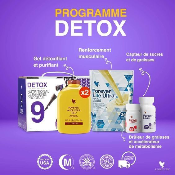 Forever C9 – Programme Détox et Perte de Poids en 9 Jours